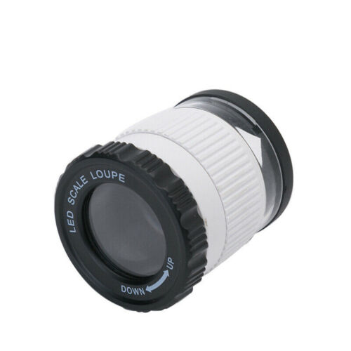 30X Optical Glass Lens Magnifier 3 LED+3 UV Light Jewelry Loupe Identifying - Picture 7 of 14