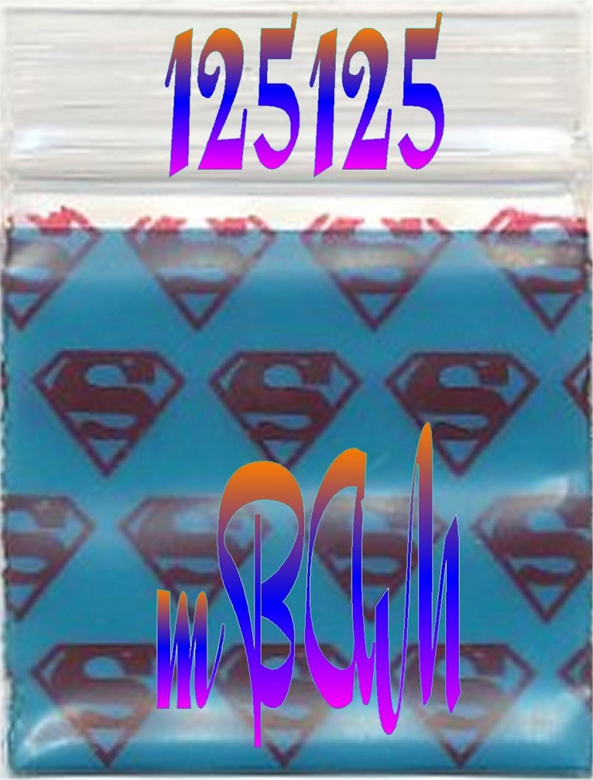 100 PACK  SHERO4  ALL SIZES Apple Zip Baggies 1010 TO 2020 Mini POLYBAGS