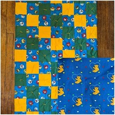 Thomas The Train/Tank Engine Child's Quilted Blanket w/Teddy Bears - New 