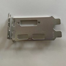 For MSI GTX1650 4G, GTX 1650 4GT LP OC Half I/O Shield Back Plate Blende Bracket