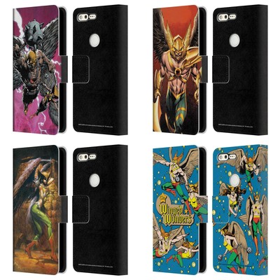 JUSTICE LEAGUE DC COMICS HAWKMAN COMIC KUNST LEDER BUCH HÜLLE FÜR GOOGLE HANDYS