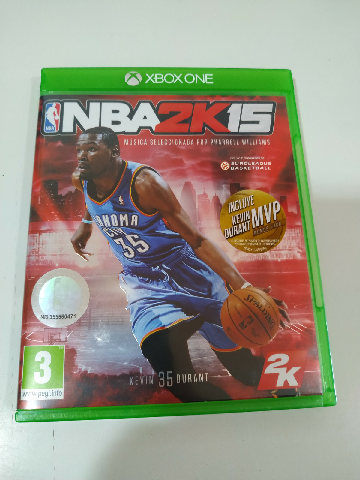 NBA 2K15 Kevin Durant - Juego Xbox One Edition Spain PAL - 3T