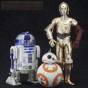 Chop Kotobukiya Star Wars C 3po R2 D2 W Bb 8 Episode 7 The Force Awakens Artfx Film Tv Videospiele