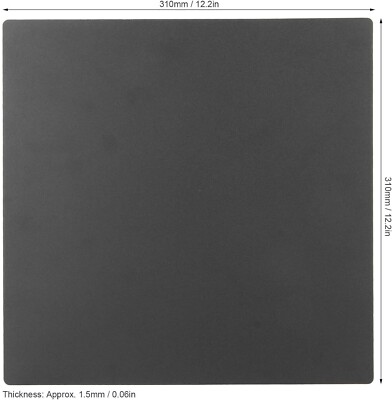 3D Printer Magnetic Base Sticker Sheet Square Heated Bed 310x310mm CR-10