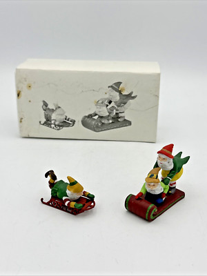 Department 56 Heritage Village Collection ''Testing The Toys'' 2pc Set #56057