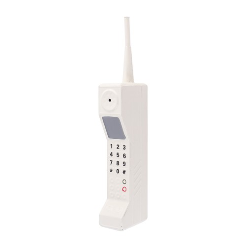 (White)Vintage Cell Phone Prop Realistic Fadeproof Old Fashioned Vintage Brick - Photo 4 sur 12