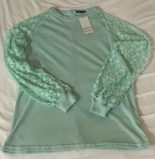 Women’s Mint Green MIHOLL  Thermal Top - Size M- NWT