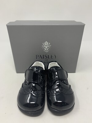 Chaussures Brogues Garçon Paisley Of London - Taille UK 12 Enfants, Marron Cuir - Occasion