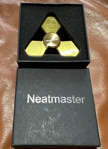 Neatmaster EDC SOLD OUT Model Brass Copper Spinner Fidget Tool Box - Picture 2 of 7