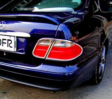 RÜCKLICHT RAHMEN IN CHROM 4 CHROMRAHMEN FÜR MERCEDES W208 208 CLK RÜCKLICHT RAHMEN IN CHROM 4 CHROMRAHMEN FÜR MERCEDES W208 208 CLK