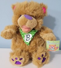 Pearson Scott 14" Alphabuddy Teddy Bear Hand Puppet Plush Toy Educational NWT