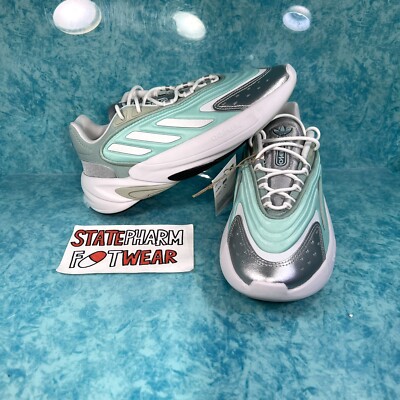 adidas gazelle silver green womens Adidas Women's Ozelia Shoes