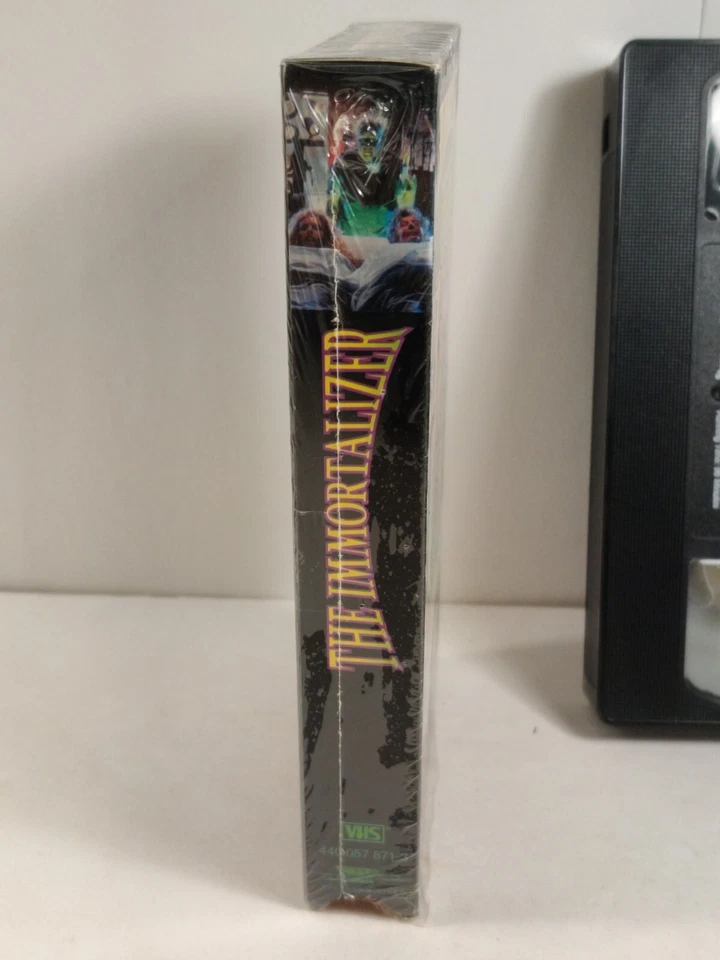 The Immortalizer VHS 1989 Vinegar Syndrome Horror Rare HTF Rare Classic Movie Foto 4 de 4