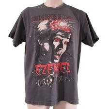 From The Depths Of Doom Ezekiel Terror Horror T-Shirt Med USA Made Vintage