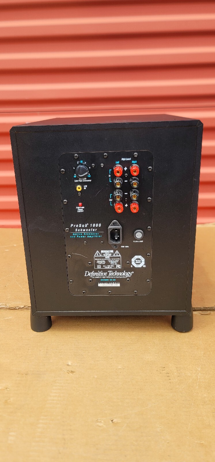 Definitive Technology ProSub 1000 subwoofer eBay