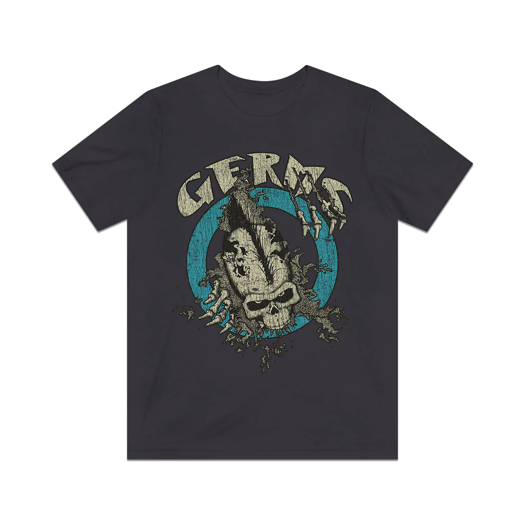 Germs (GI) Skull Ripper 1979 Vintage Men's T-Shirt