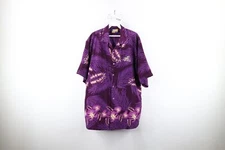 Vintage 90s Streetwear Mens Large Baggy Fit Spell Out Las Vegas Button Shirt