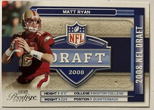 Matt Ryan 2008 Prestige NFL Draft Shield Rookie Card #nfl-2 (2919)  