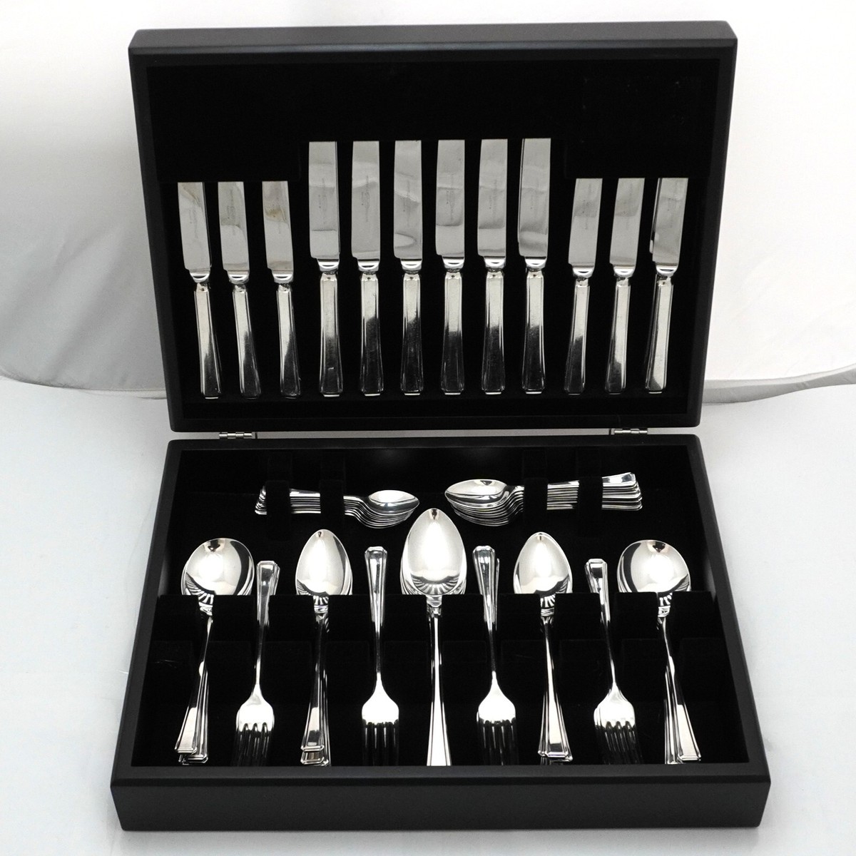 HARLEY Design Elkington Silver Service 68 Piece Canteen of Cutlery