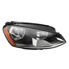 Silscvtt Right Headlight For 2015-2017 Volkswagen Golf MK7 Halogen Clear Lens