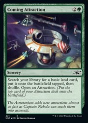 Coming Attraction (Galaxy Foil) #421 - Unfinity - MTG