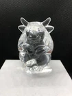 Steuben Art Class Sitting Bull Figurine Mint Condition