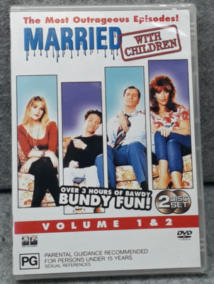 NEW: MARRIED WITH CHILDREN Outrageous Episodes Volume 1 & 2 Comedy DVD R4 PAL