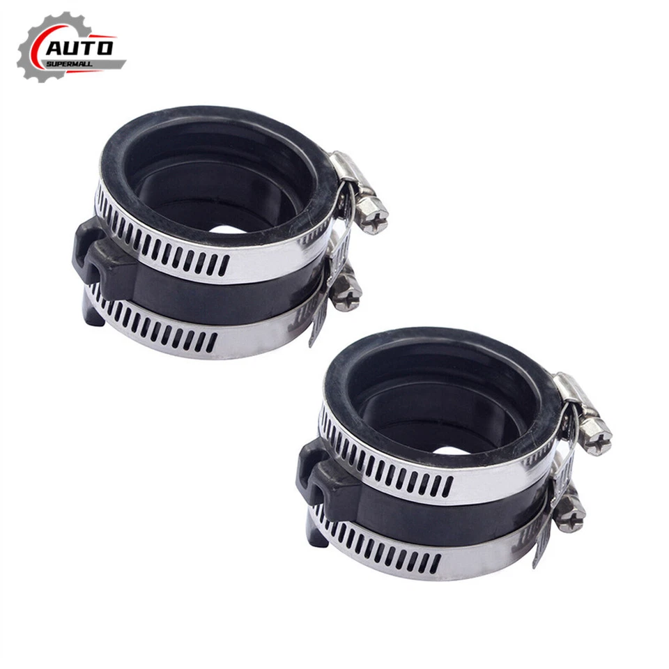 2x Carburetor Intake Manifold Boot For Honda Shadow Aero ACE Sabre Spirit VT1100 Foto 4 de 4