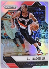 2016-17 Panini Prizm #273 C.J. McCollum Silver Prizm Portland Trail Blazers