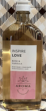 Bath  Body Works Aromatherapy Body Wash Foam Bath Inspire Love Rose Vanilla