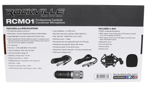 Rockville PC Gaming Streaming Twitch Bundle: RCM01 Microphone+Headphones+Stand - Picture 7 of 11