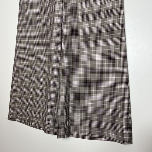 Halogen Plaid Check Women’s Wide Leg Pants Size 10 - Picture 5 of 9