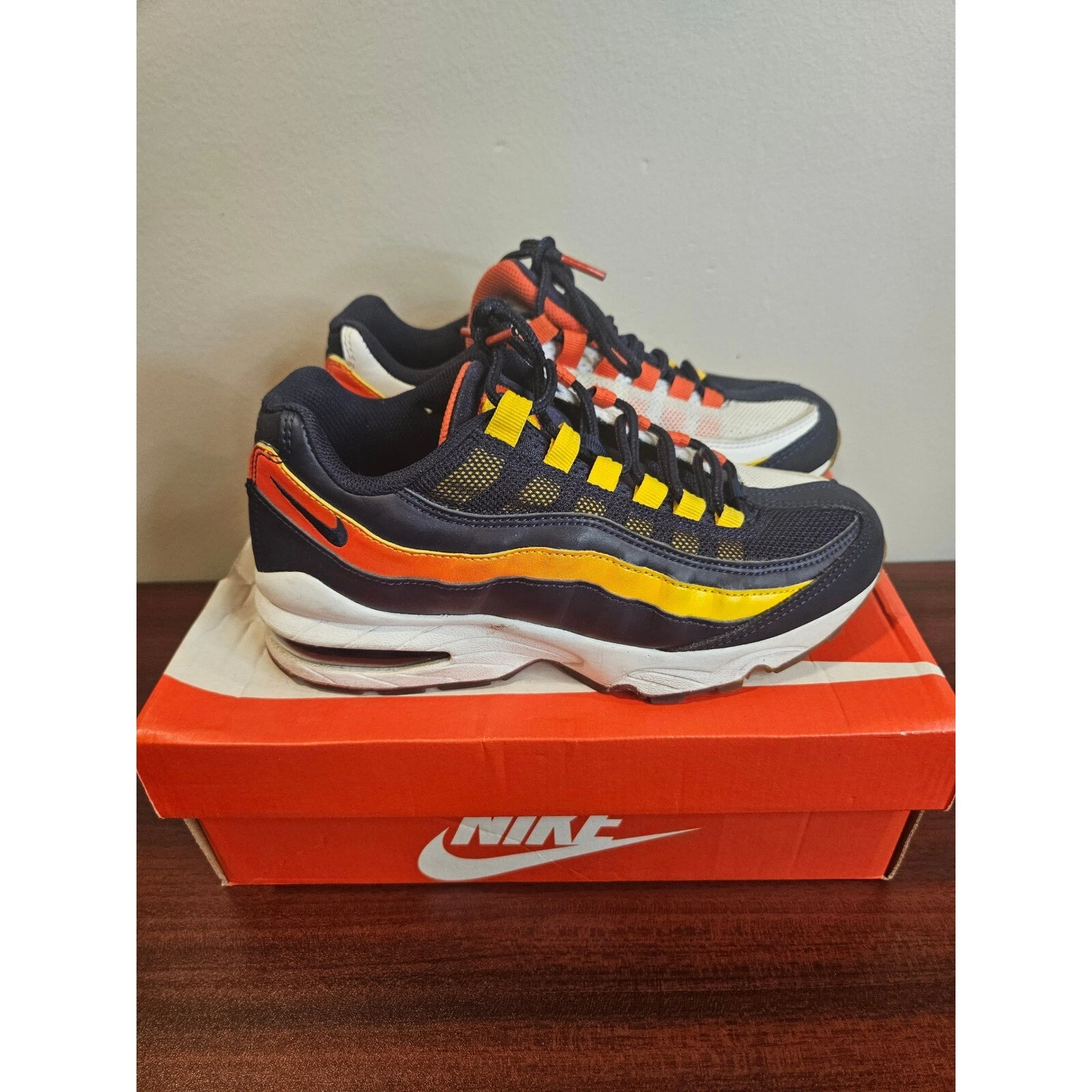 Nike Air Max 95 Houston Away Sneakers Scarpe da Corsa Comfort Ammortizzate Taglia 5Y