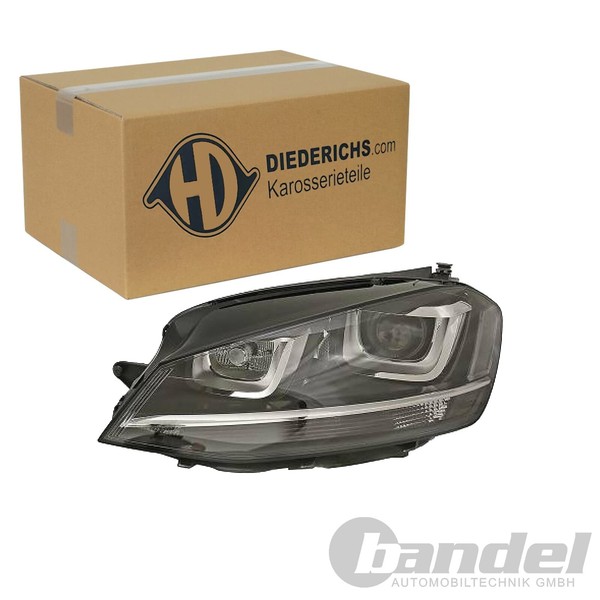 Diederichs Xenon Scheinwerfer Mit Lwr-Motor TFL Links FüR VW Golf | 2216083-image