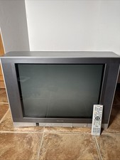 Toshiba 24AF46 24" Flat CRT TV Component S-Video Retro Gaming Tested w/Remote