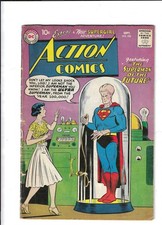 ACTION COMICS #256  Curt Swan Cover  Otto Binder Story  1st App Dick Wilson 1959