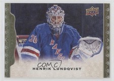 2014-15 Upper Deck Masterpieces Henrik Lundqvist #145 HOF 0o5t
