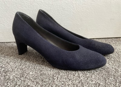 Stuart Weitzman x Russell & Bromley Heels Gr. UK 6,5 Wildleder Pumps Navy