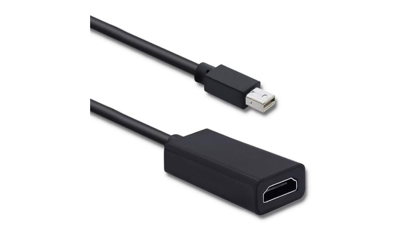 Qoltec Mini DisplayPort v1.1 męski HDMI A žeński 4K 0,2м