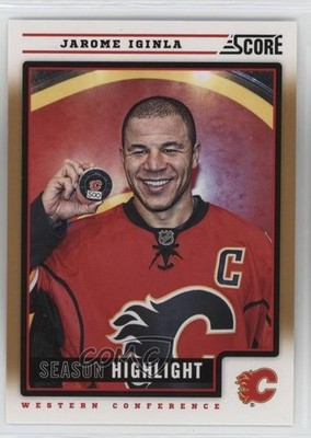 2012-13 Score Gold Rush Jarome Iginla #26 HOF 16yw