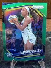 2025 Panini Prizm WNBA - Diamond Miller #27 Green Prizm
