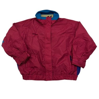 Vintage Columbia Bugaboo Jacke Damen XL rosa blau 90er Skimantel Retro