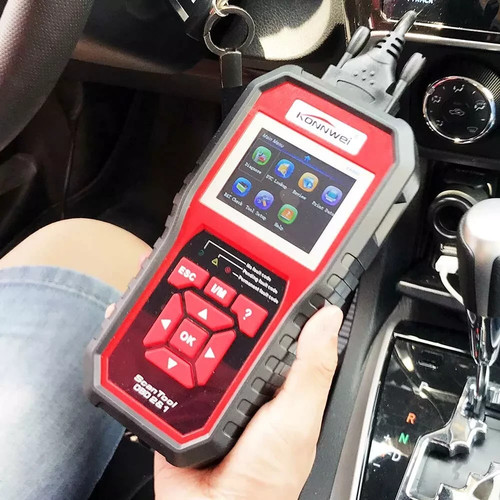 KONNWEI KW850 OBD2 EOBD Lector de Código Herramienta de Escáner de Diagnóstico para Coche 12V Auto SUV - Imagen 7 de 10