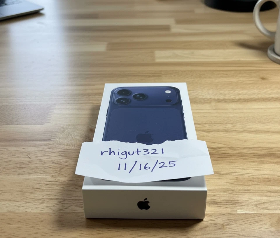 Apple iPhone 17 Pro Max - 2 TB - Deep Blue (Unlocked) - Image 2 of 2