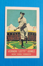 VERNON LEFTY GROVE 1933 DeLONG GUM COMPANY DOVER REPRINT CARD - YANKEES