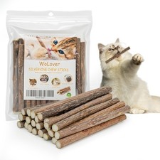 Silvervine Sticks for Cats, Natural Catnip Matatabi Chew Sticks Teeth