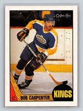 1987-88 O-Pee-Chee #30 Bob Carpenter - Sharp High Grade