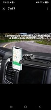 Metal Phone Mount for Ram Truck 2013-2025 Dash Mount Cell Phone Holder Compatib
