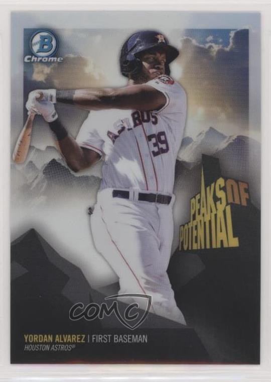 2018 Bowman Chrome Peaks of Potential Yordan Alvarez #PP-YA