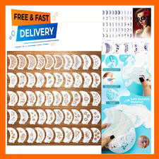 Face Paint Stencils Set Reusable Body Facial Art Templates for Halloween Party